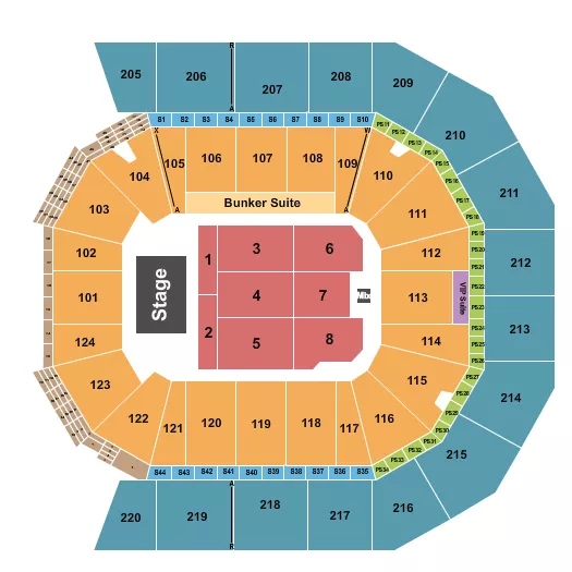 seating chart for Moody Center ATX - Comedy - eventticketscenter.com