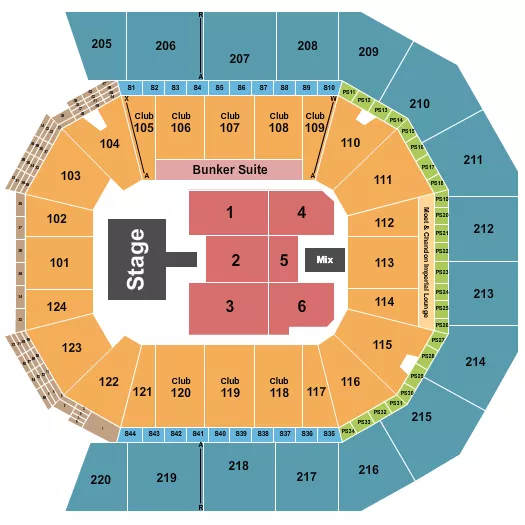 seating chart for Moody Center ATX - Don Omar - eventticketscenter.com