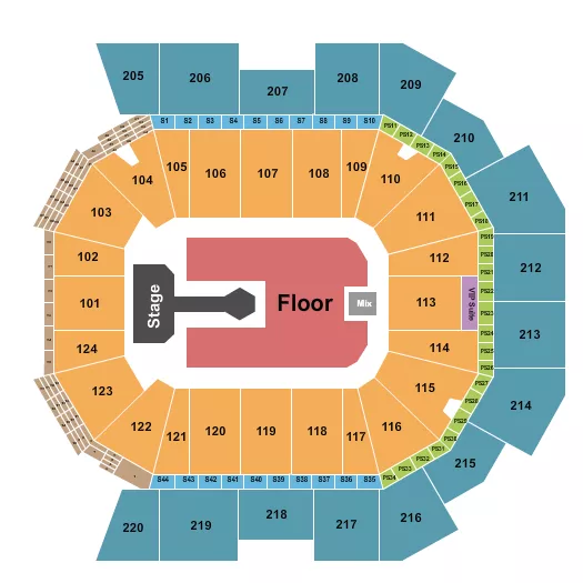 seating chart for Moody Center ATX - Don Toliver - eventticketscenter.com