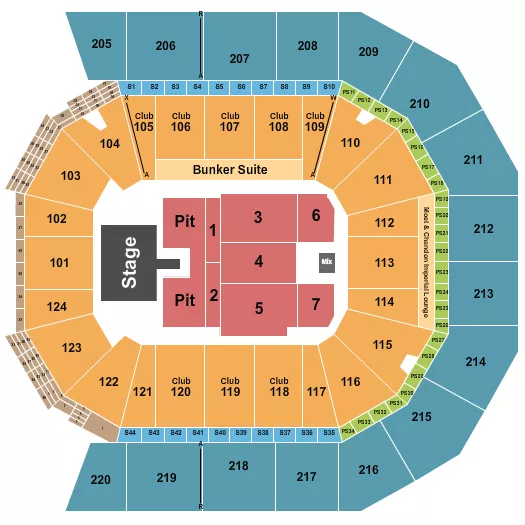 seating chart for Moody Center ATX - Ella Langley - eventticketscenter.com