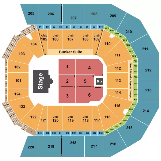 seating chart for Moody Center ATX - Grupo Frontera - eventticketscenter.com