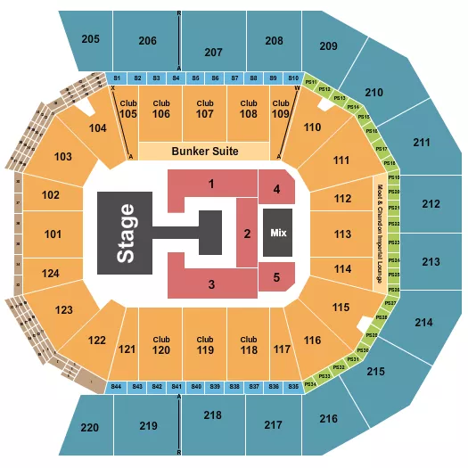 seating chart for Moody Center ATX - Ive - eventticketscenter.com