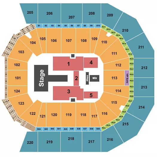 seating chart for Moody Center ATX - J Balvin - eventticketscenter.com