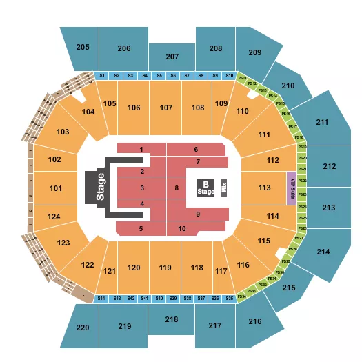 seating chart for Moody Center ATX - Jelly Roll - eventticketscenter.com