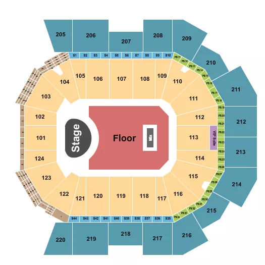 seating chart for Moody Center ATX - Kacey Musgraves - eventticketscenter.com
