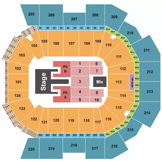 seating chart for Moody Center ATX - Kane Brown - eventticketscenter.com