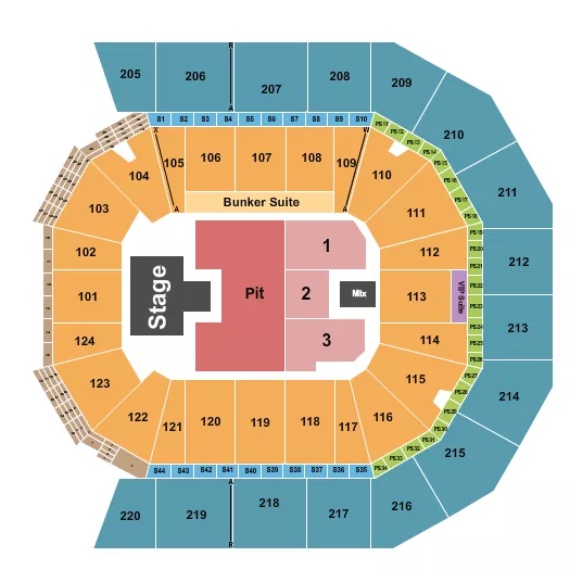 seating chart for Moody Center ATX - Lizzy McAlpine - eventticketscenter.com