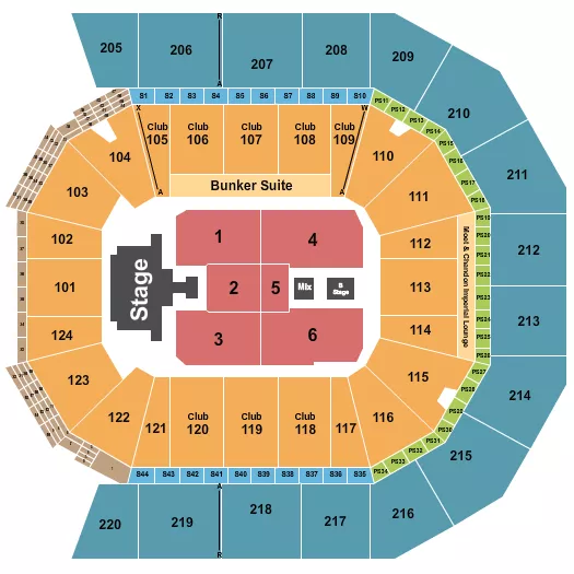 seating chart for Moody Center ATX - Mana - eventticketscenter.com