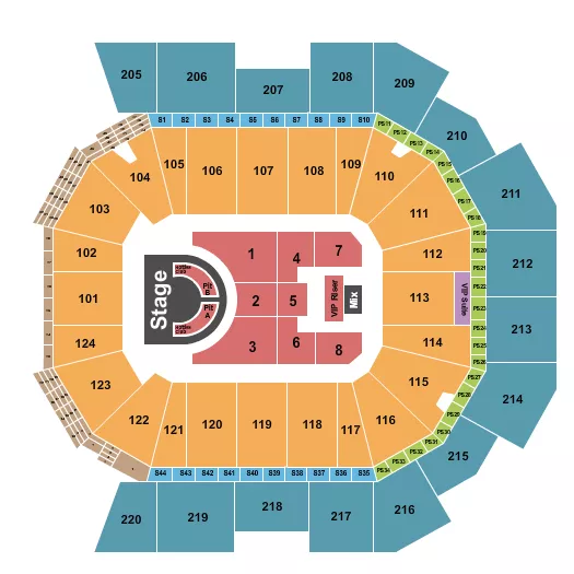seating chart for Moody Center ATX - Megan Thee Stallion - eventticketscenter.com