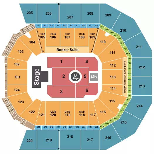 seating chart for Moody Center ATX - Melanie Martinez - eventticketscenter.com