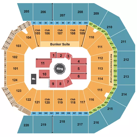 seating chart for Moody Center ATX - PFL - eventticketscenter.com