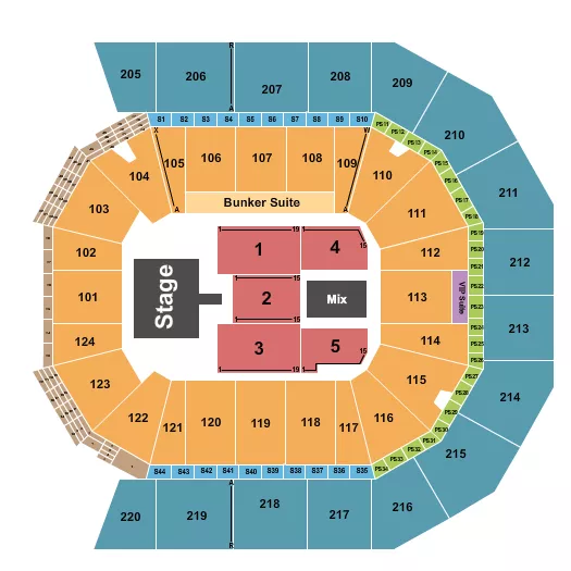 seating chart for Moody Center ATX - Smashing Pumpkins - eventticketscenter.com