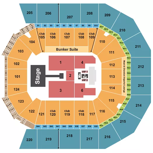 seating chart for Moody Center ATX - Summer Walker - eventticketscenter.com