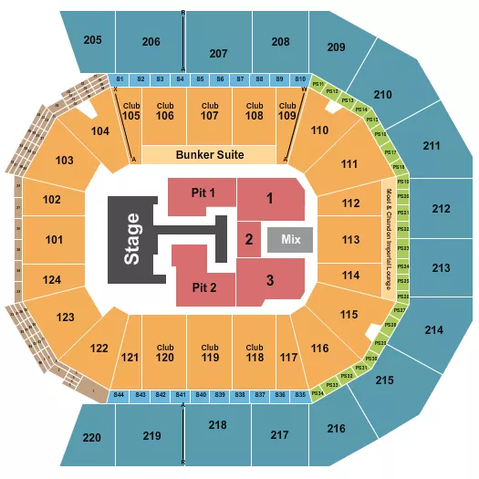 seating chart for Moody Center ATX - Teddy Swims - eventticketscenter.com