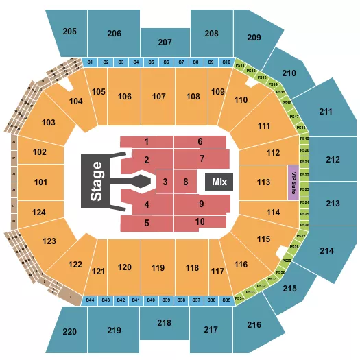 seating chart for Moody Center ATX - Tim McGraw - eventticketscenter.com