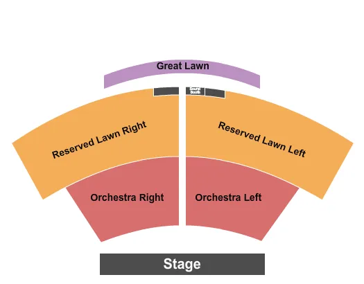 seating chart for Moonlight Amphitheatre - Endstage - eventticketscenter.com