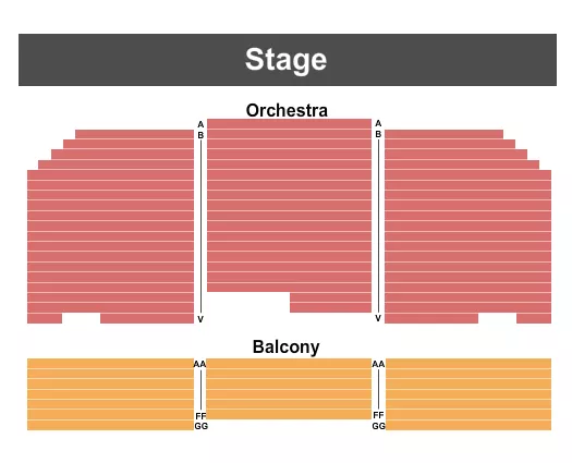 seating chart for Morganton Municipal Auditorium - End Stage - eventticketscenter.com