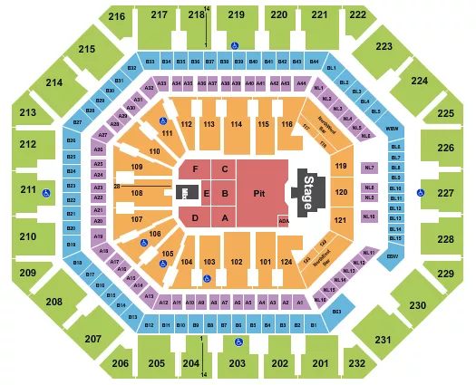 seating chart for Mortgage Matchup Center - Joji - eventticketscenter.com