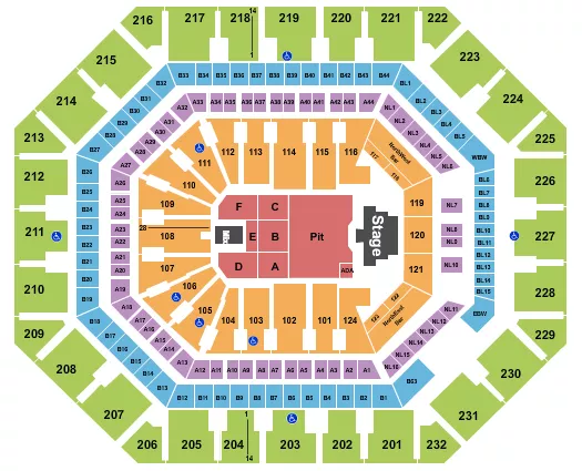 seating chart for Mortgage Matchup Center - Joji - eventticketscenter.com