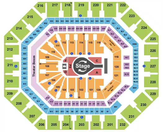 seating chart for Mortgage Matchup Center - Kacey Musgraves - eventticketscenter.com
