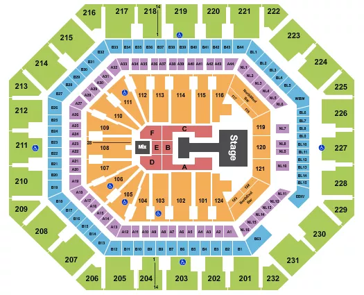 seating chart for Mortgage Matchup Center - Katseye - eventticketscenter.com