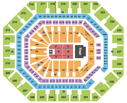 seating chart for Mortgage Matchup Center - Lionel Richie - eventticketscenter.com