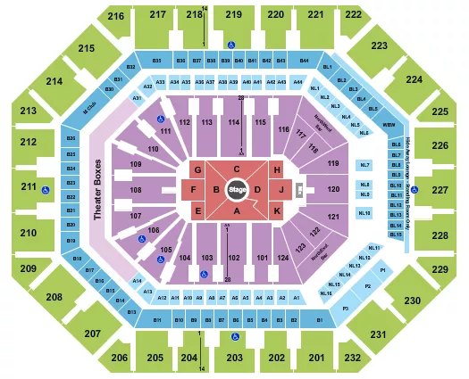 seating chart for Mortgage Matchup Center - Nate Bargatze - eventticketscenter.com