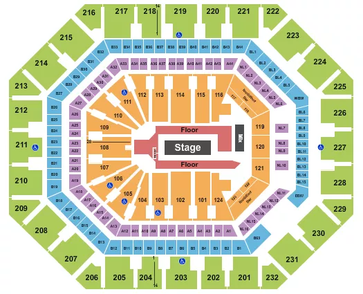 seating chart for Mortgage Matchup Center - Rod Wave - eventticketscenter.com