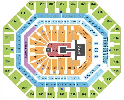 seating chart for Mortgage Matchup Center - Young Miko - eventticketscenter.com