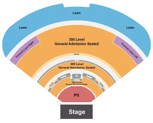 seating chart for Morton Amphitheater - Pit & GA By Level - eventticketscenter.com