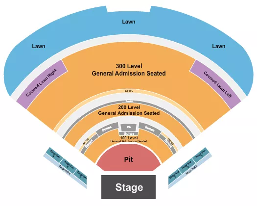 seating chart for Morton Amphitheater - Pit & GA By Level - eventticketscenter.com