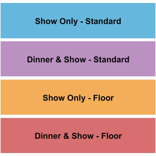 seating chart for Mosley Street Melodrama - Dinner/Show - eventticketscenter.com