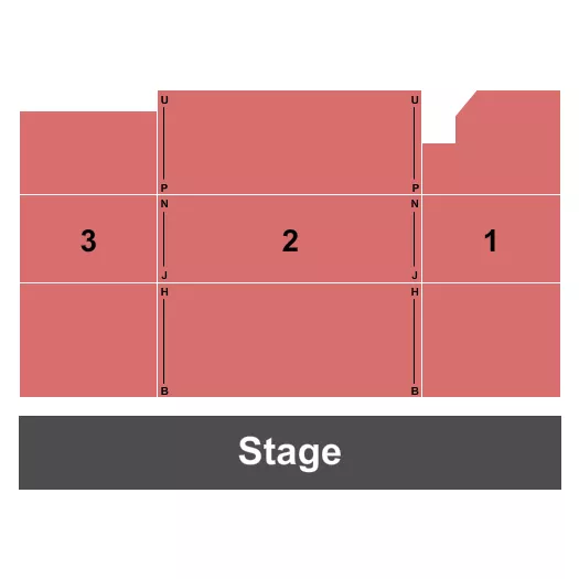 seating chart for Mount Dora Live - Endstage 2 - eventticketscenter.com