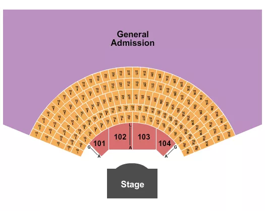 seating chart for Murrieta Town Square Amphitheater - Endstage - eventticketscenter.com