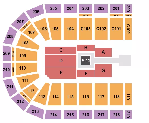 AEW Seating Map