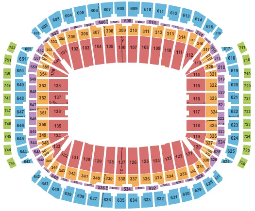 reliant stadium concert seating