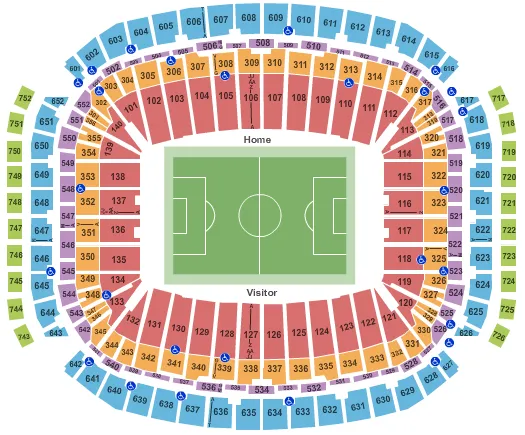 seating chart for NRG Stadium - Soccer - eventticketscenter.com