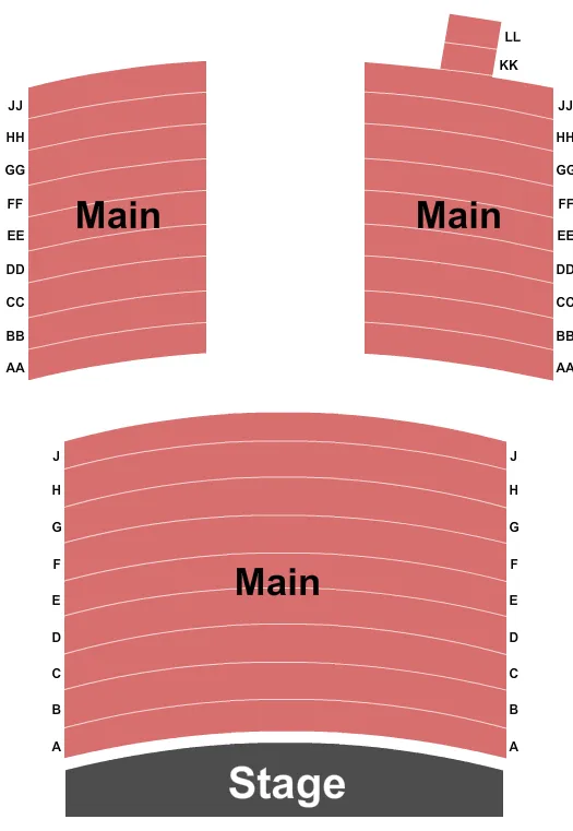 seating chart for Nantucket Dreamland Theatre - Endstage - eventticketscenter.com
