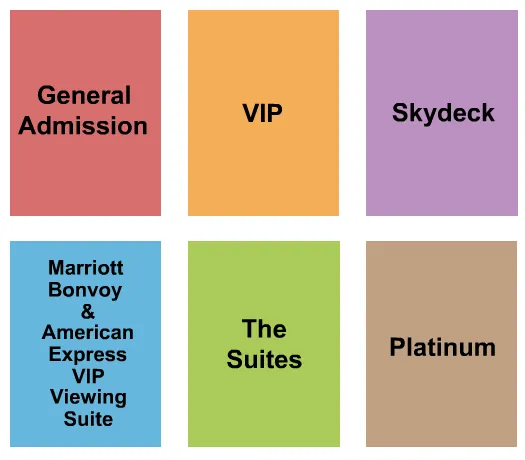 seating chart for Napa Valley Expo - BottleRock Festival - eventticketscenter.com