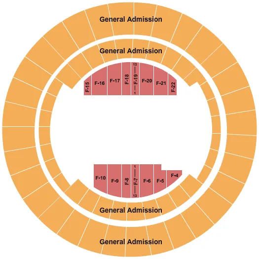 seating chart for Nashville Municipal Auditorium - Circus GA - eventticketscenter.com