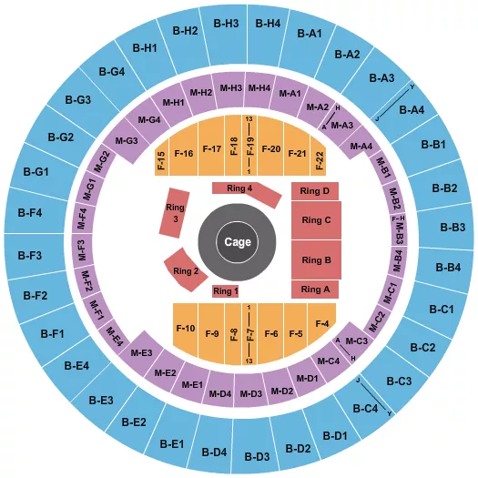 seating chart for Nashville Municipal Auditorium - MMA - eventticketscenter.com