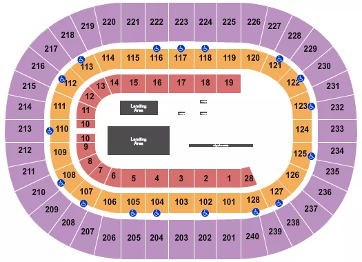 seating chart for Nassau Veterans Memorial Coliseum - Open Floor - eventticketscenter.com