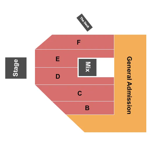 seating chart for National Cherry Festival - Endstage - eventticketscenter.com