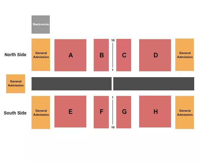 seating chart for National Peanut Festival - Racing - eventticketscenter.com