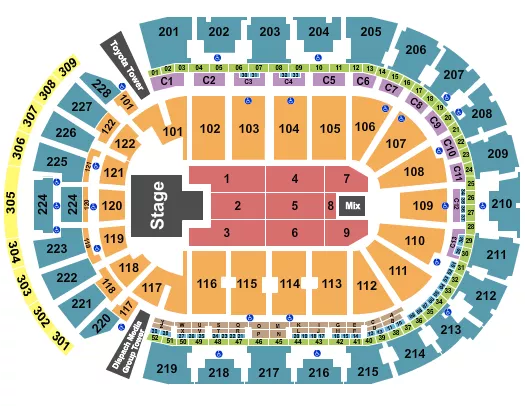 seating chart for Nationwide Arena - Melanie Martinez - eventticketscenter.com
