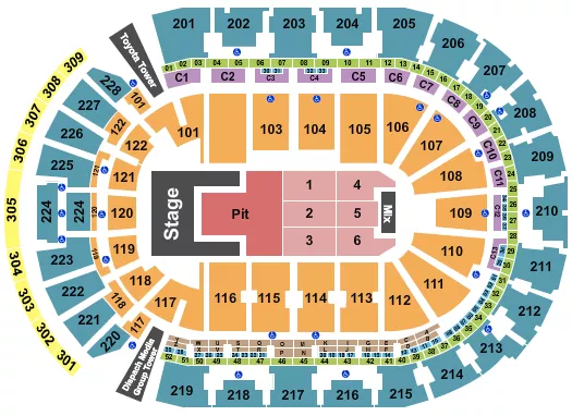 seating chart for Nationwide Arena - Olivia Rodrigo - eventticketscenter.com