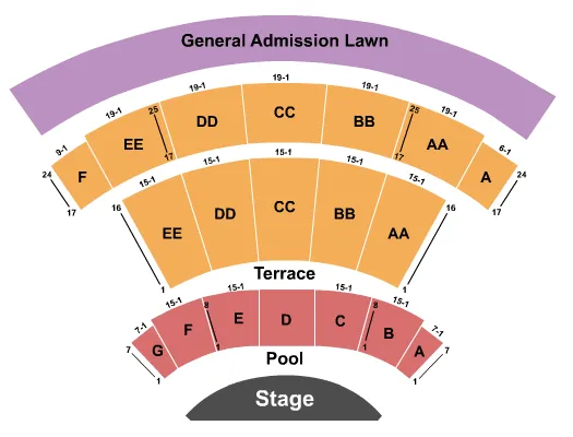 Neal S. Blaisdell Center - Waikiki Shell Seating Chart