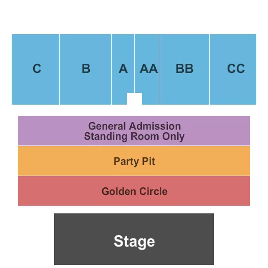 seating chart for Nebraskaland Days Fairgrounds - End Stage - eventticketscenter.com