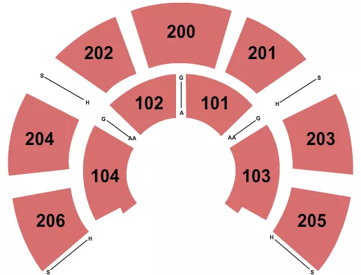 Cirque du Soleil Seating Chart at Nelson Wolff Stadium. The chart shows the main floor/stage with seating options surrounding it, which are color coded