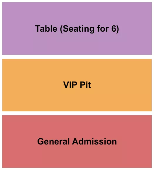 seating chart for Neon Cactus - GA/Pit/Tables - eventticketscenter.com